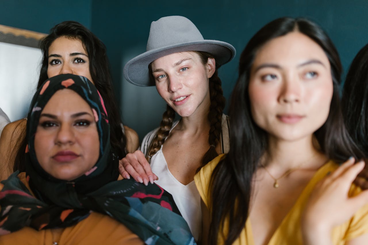 Mastering the First Impression: Your intriguing post title goes here Close-up portrait of diverse women celebrating empowerment and diversity.
